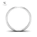 4mm bevelled edge mens wedding band 