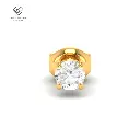 1.00ct ( 0.50ct each ear) total diamond weight stud mounts with push backs