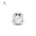 1.00ct ( 0.50ct each ear) total diamond weight stud mounts with push backs