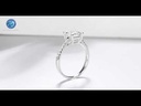 Princess Diamond Band Engagement Ring(Mounts) LERS-00001