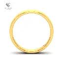 4mm Court shaped mens wedding band 