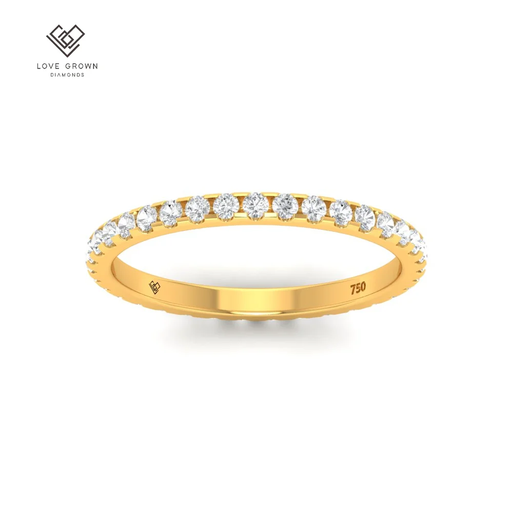 LG00044 Round cut wedding band 0.50 Ct
