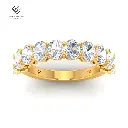 Oval cut wedding band 2.50 Ct LG00071