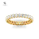 Oval cut wedding band 2.00 Ct LG00057