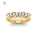 LG00018 Marquise&Round Diamond Wedding Band