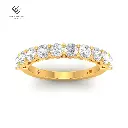 LG00050 Round cut wedding band 1.50 Ct 
