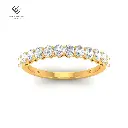 Oval cut wedding band 1.00 Ct LG00100