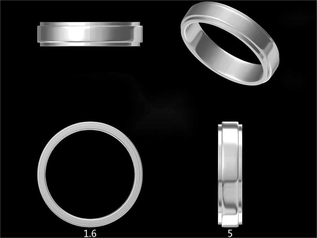 Plain Men's Wedding Band