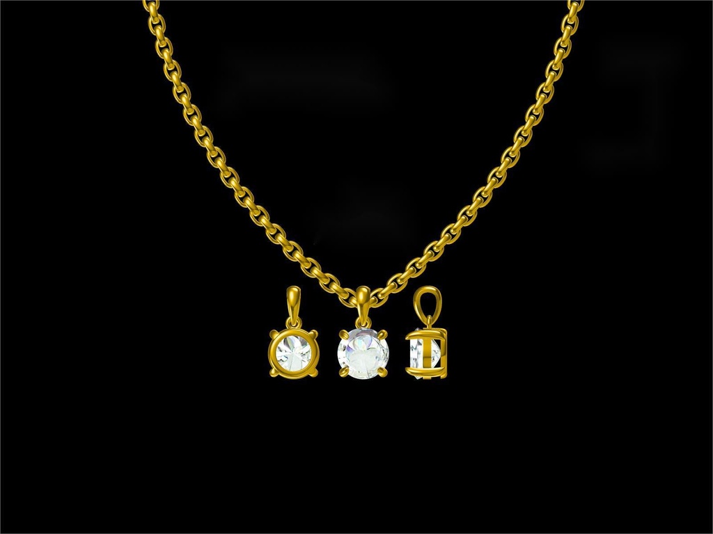 Unique Marquise Necklace (Mount)